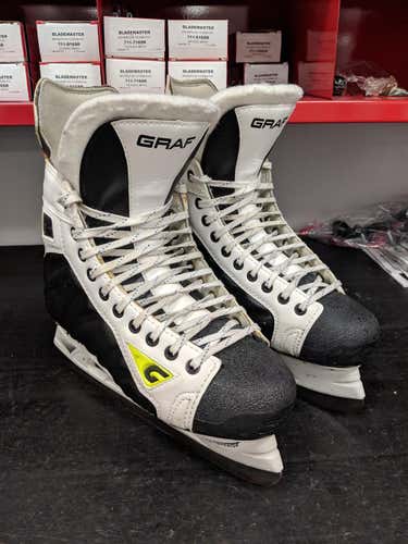 Like New KOMAROV PRO STOCK Graf Ultra F60 Skates Size 8.5 Wide