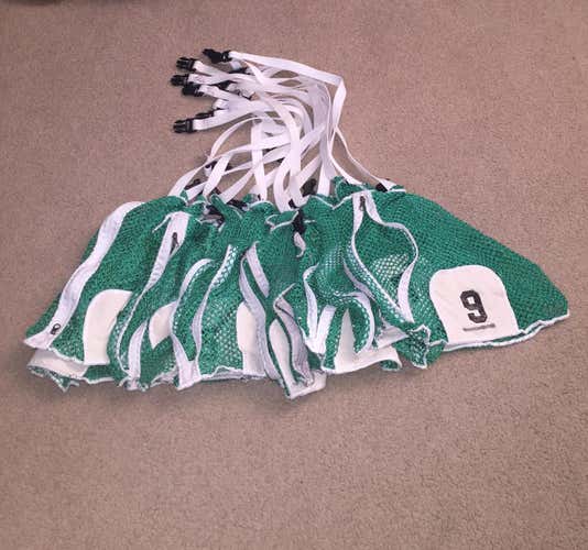 Lot Of 13 Green Numbered Wash Pro Zipper Laundry Bags