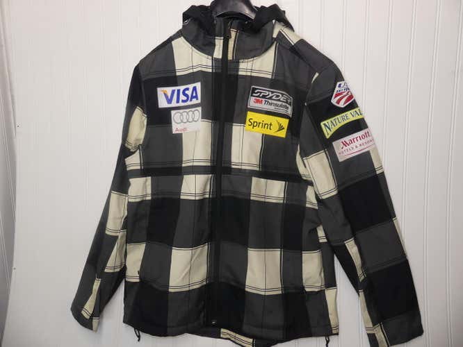 New Spyder USST Jacket (Black Plaid)