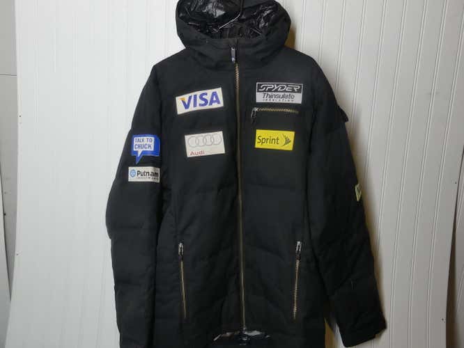 Spyder USST Used Black Down Jacket