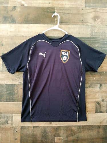 Puma MSA GUNNERS Soccer Player Worn Black #15 Polyester Jersey