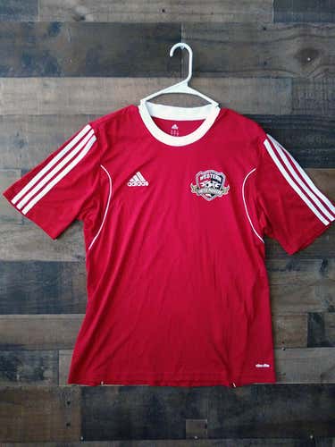 Adidas Climalite NPL Soccer WESTERN UNITED PIONEERS Red #13 Polyester Team Jersey