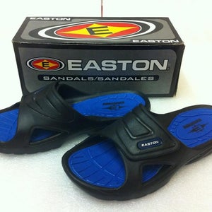 Easton E-Slide Sandals Size 13 Black Royal Display Model NO BOX MAKE OFFERS