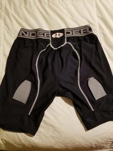 Used Under Armour compression jock shorts no tags