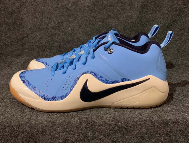 Men’s Nike Force Zoom Trout 4 Turf Baseball Shoes UNC Blue 917838-440  Size 10