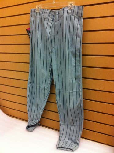 Champro Baseball Pants Grey/Navy Pinstripes Adult Large MAKE OFFERS
