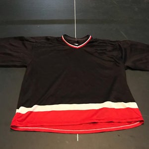 CCM Vintage Jersey Black Red And White L