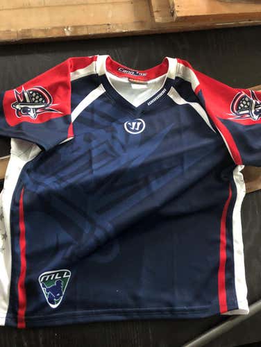 Warrior MLL Boston Cannons Youth Large Jersey Brand New