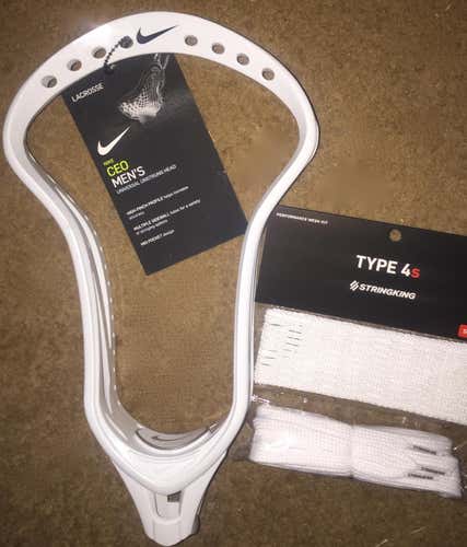 Brand New Nike CEO Lacrosse Head with Mesh!! No Trades -