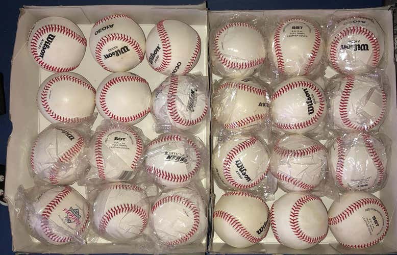 2 Dozen Wilson A1030 Baseballs