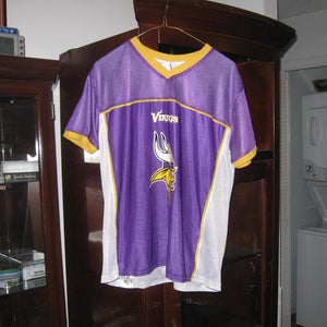 VIKINGS NFL FLAG FOOTBALL YOUTH REVERSEABLE   JERSEY(L)