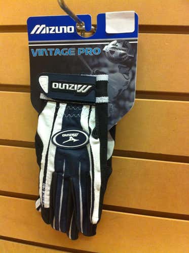 Mizuno Vintage Pro Batting Gloves NAVY Youth Medium MAKE OFFERS