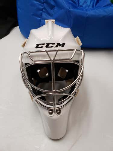 New CCM GF Pro Senior Goalie Mask ....White