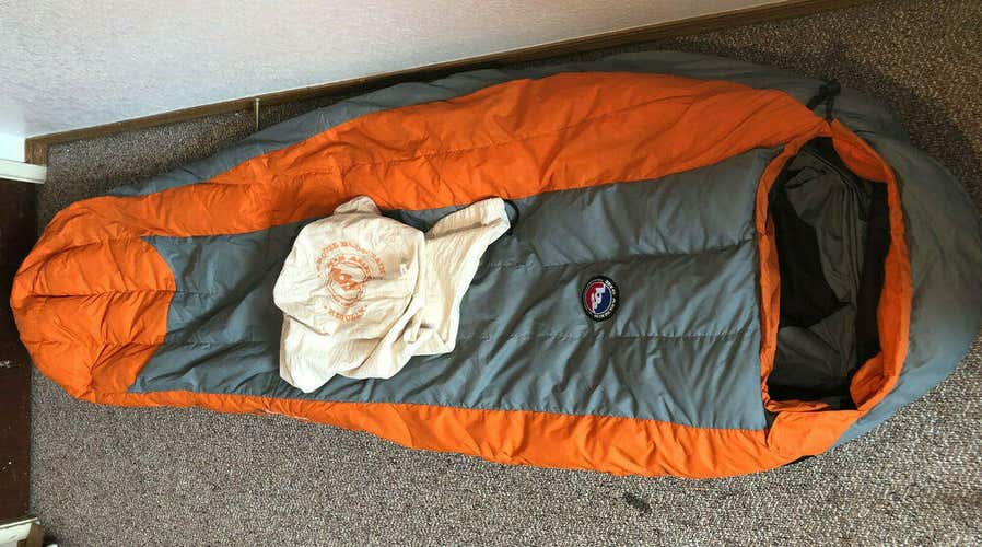Big Agnes 15 Deg. Down Sleeping Bag Regular with Storage Bag Camping Backpacking
