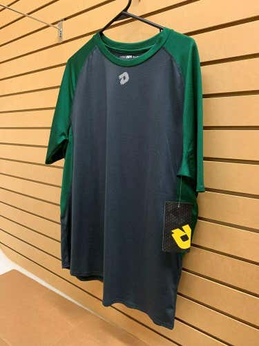 Demarini Baseball Shirts Adult Medium Grey/Green