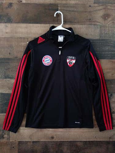 Adidas Climacool Bundesliga Soccer FC BAYERN MUNCHEN GERMANY Long Sleeve Warmup Pullover Jacket