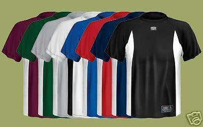 Easton A164382 Skinz/Bamboo Ad.Short Sleeve Crew MD GRN