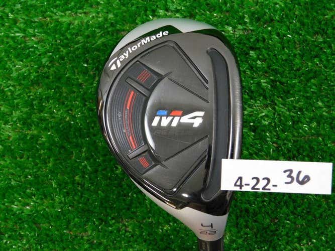 TaylorMade 2018 M4 22* 4 Hybrid Rescue Atmos 6R Regular Graphite(Firm Price.No Trades)