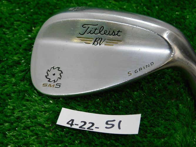 Titleist Vokey SM5 Tour Chrome 54* 10* Sand Wedge S Grind Dynamic Gold Steel(Firm Price.No Trades)
