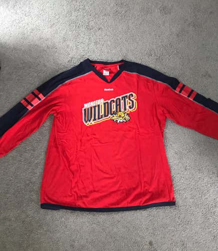 Moncton Wildcats T-shirt Jersey XL