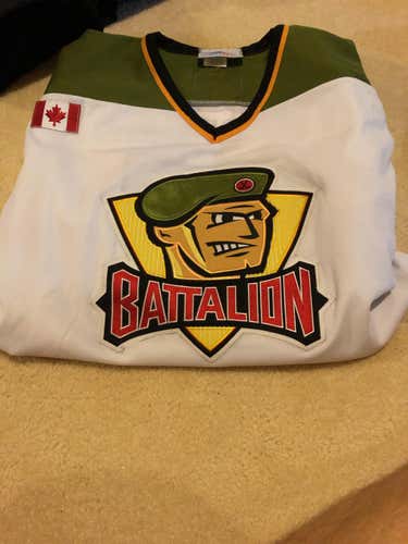 White Battalion Jersey Adult Large