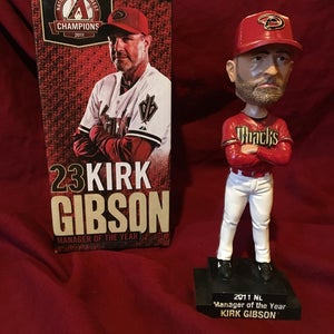 Kirk Gibson Arizona Diamondbacks SGA MLB Baseball Bobblehead Tigers Michigan State