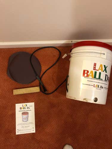 LAX BALL DR (ball refurbisher) w/ 2 Replacement Discs, Manual, And Cleaner