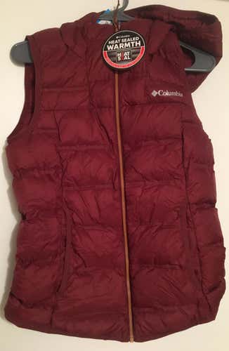 Columbia Down Vest With Hood