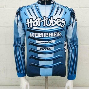 Verge Hot Tubes Kempner Cervelo Long Sleeve Thermal Cycling Bike Jersey Medium