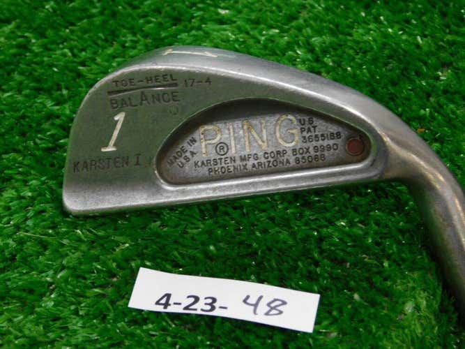 Ping Karsten I 1 Iron Stiff Steel Red Dot .75* Flat (Firm Price. No Trades)