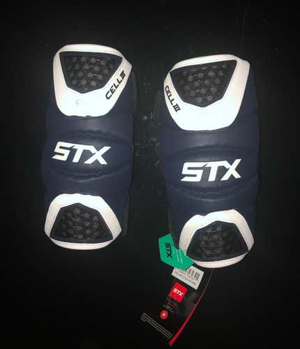 STX Cell 3 Lacrosse Arm Pad Medium Navy