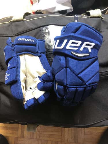 Bauer Vapor 1X Pro gloves 14" Chris Tanev Vancouver Canucks