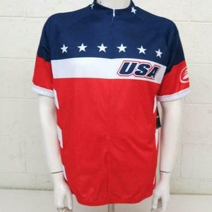 Performance Bicycle USA Flag 3/4-Zip Cycling Bike Jersey Men's XXL NEW $70