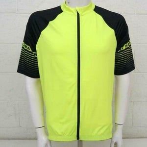 Performance Bicycle Ultra High-Visibility Yellow Full Zip Jersey XXL NEW $80