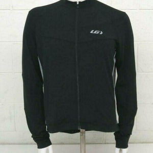 LG Louis Garneu Lemmon LS Long Sleeve Full-Zip Cycling Bike Jersey Black XXL $65