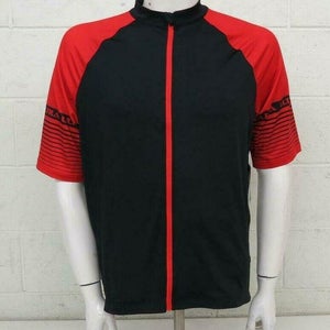 Performance Bicycle Ultra Odor Free Full Zip Jersey Black/Red Men's XXL NEW $80