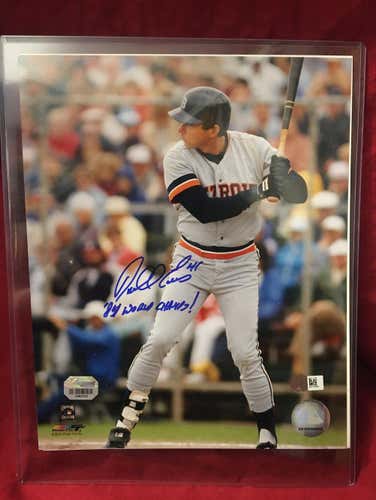 Darrell Evans Detroit Tigers “84 World Series Champs” Signed Autographed 8x10 Photo