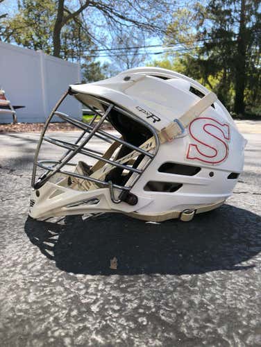 White CPX-R Lacrosse Helmet