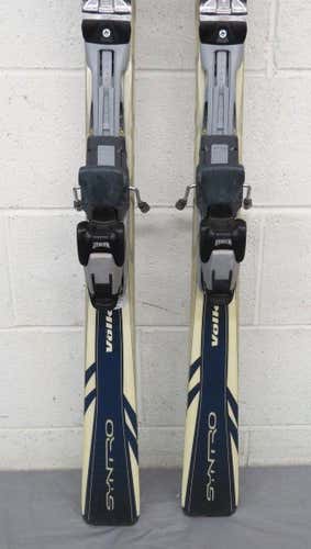 Volkl Syntro S 20-20 160cm Skis w/Marker Logic M7.2 Bindings GREAT Fast Shipping