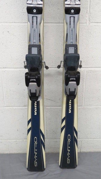 Volkl Syntro S 20-20 160cm Skis w/Marker Logic M7.2 Bindings GREAT Fast Shipping