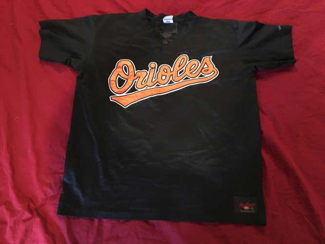 Bluefield Orioles MiLB #21 Game Used Worn Jersey w/ American Flag Patch Baltimore O’s Size XL