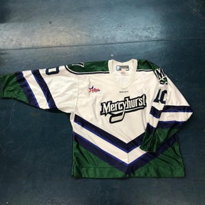 Game Worn - NCAA College Hockey Game Jersey - Mercyhurst