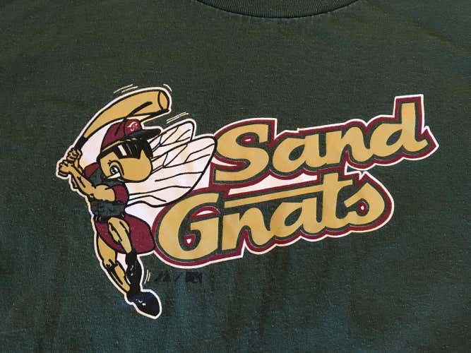 Savannah Sand Gnats MiLB Baseball XL T-Shirt - Pre-Owned Used - Columbia FireFlies