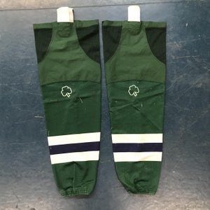 NCAA College Hockey - Game Worn Socks - Mercyhurst Green