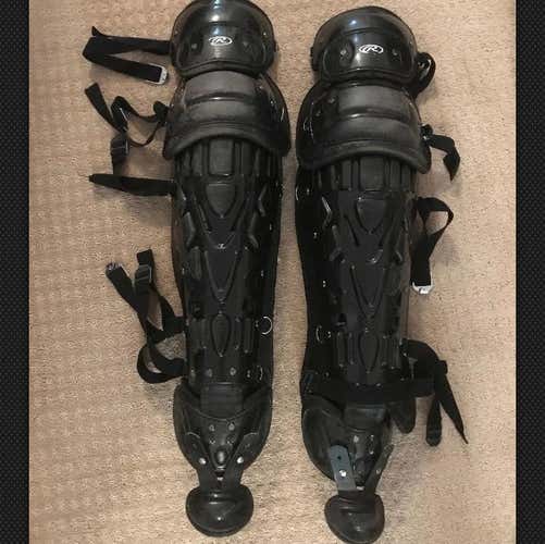 Rawlings Pro Issued Catcher Leg Guards (Pro Preferred 17.5)