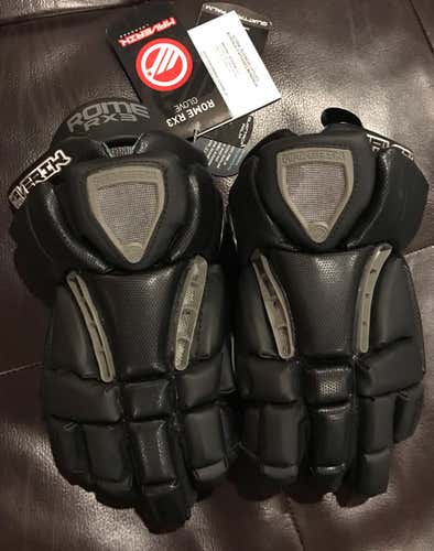 Maverik Rome Rx3 Gloves New Lacrosse Lax Nwt Black 13” Large