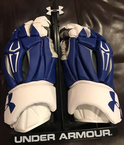 Under Armour Command Pro II 12” Gloves New Lacrosse Lax Nwt Blue