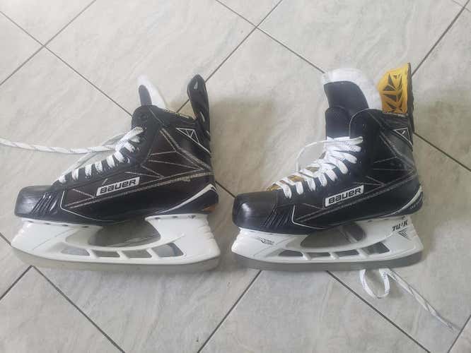 Bauer 1s Schenn skates, 10.5D, used a few times, like new, custom tongues, superfeet custom carbon