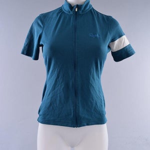 Rapha Women's Lightweight Jersey Medium Blue Short Sleeve Cycling Bike