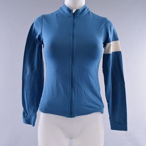 Rapha Long Sleeve Souplesse Jersey Women's Medium Blue Cycling Bike